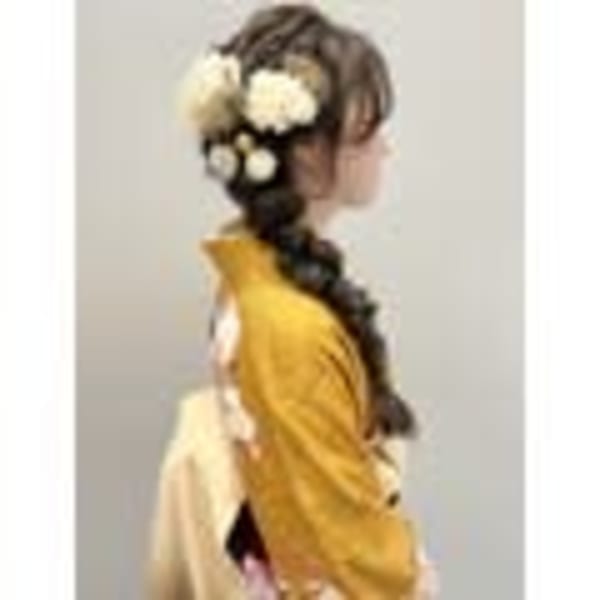 成人式☆ヘアセット＆振袖着付け|uchla 池袋 by rcid