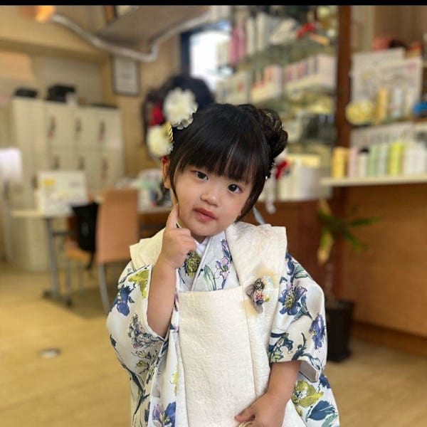 七五三　御着付け　ヘアアレンジ|HAIR＆MAKE manis 髪質改善・白髪ぼかし