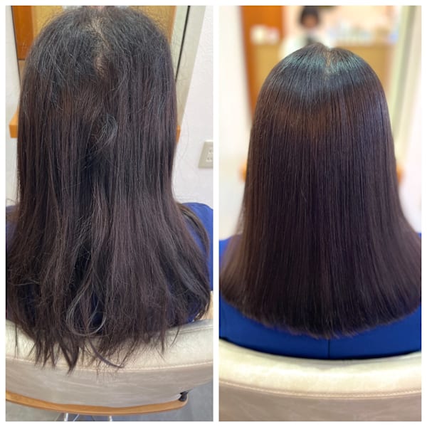 大人髪kinu   50代　　髪質改善縮毛矯正|大人髪 Kinu