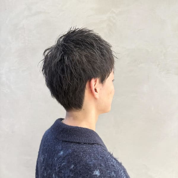 スパイキーショート/メンズカット/仙台