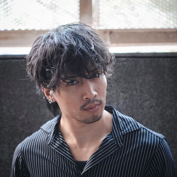 ウルフカット/マッシュウルフ/メンズウルフ/シャドウパーマ