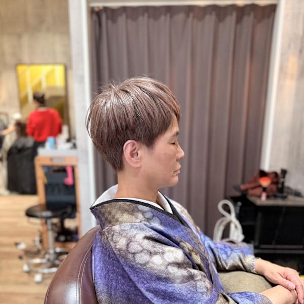 着物に似合うショートスタイル【ARCH片山】