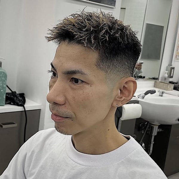 フェード×パーマ