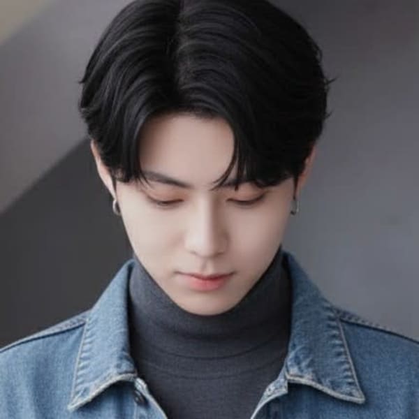 爽やかセンターパート|自由が丘で人気の大人メンズヘア