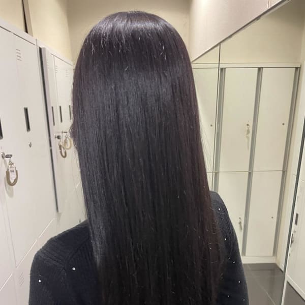 [風花]ほんのりピンクブラックカラー|STYLE 茅ヶ崎 smart salon