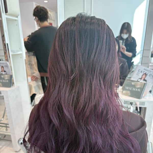 バイオレットグラデーション