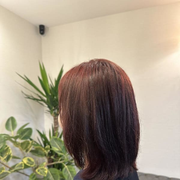 ヘナからヘアカラーに移行中