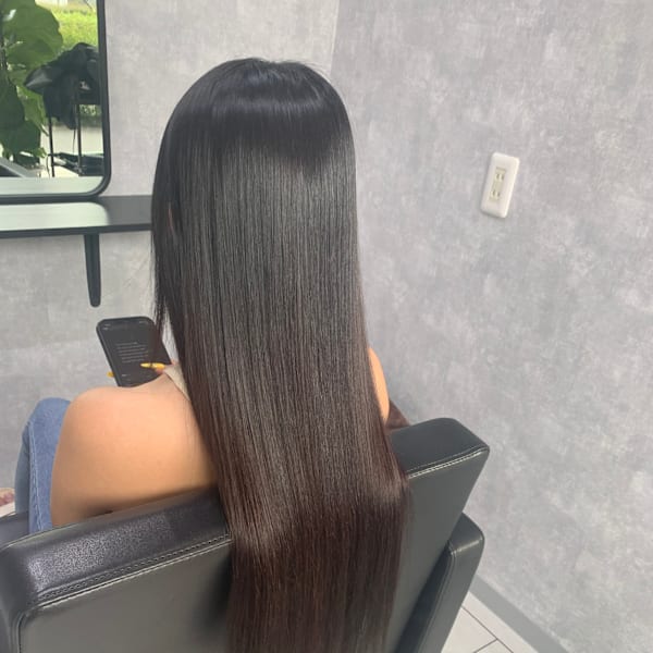 縮毛矯正【髪質改善/酸熱トリートメント/髪質改善トリートメ】