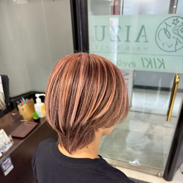 白髪ぼかしハイライト