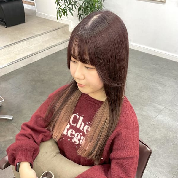 インナーカラー/ボルドーカラー/カシスカラー|AO。