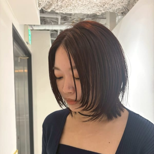 ショートレイヤー/黒髪/TOKIOトリートメント/札幌駅