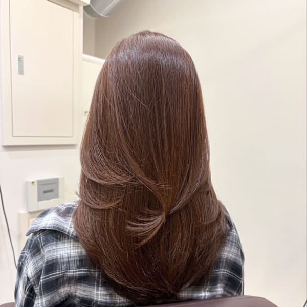 髪質改善トリートメント/レイヤー/大通/ブラウン/TOKIO|newi hau’oli 札幌駅前店