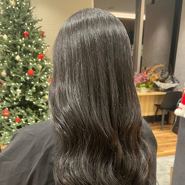 ロング 透明感カラー