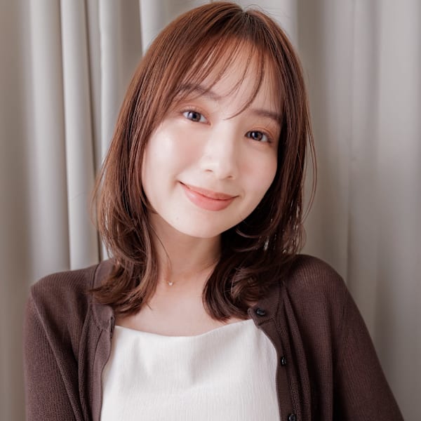 ハッシュカットくびれヘア顔周りレイヤースタイル30代40代|mod's hair【モッズヘア】越谷/越谷西口店
