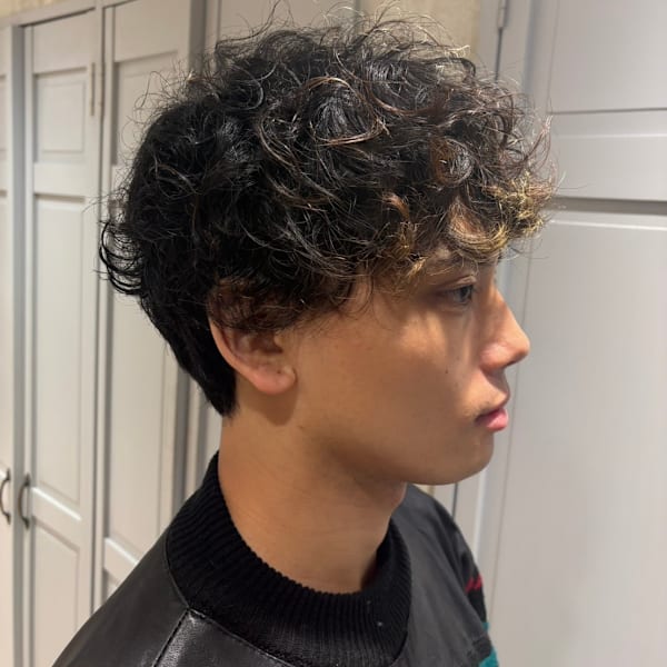 メンズゆるふわパーマ|and.S