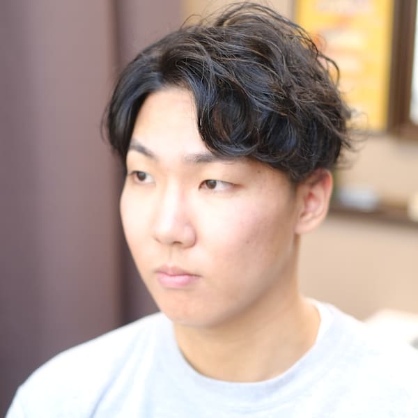 men's barber Amo×スタイル|men's barber Amo