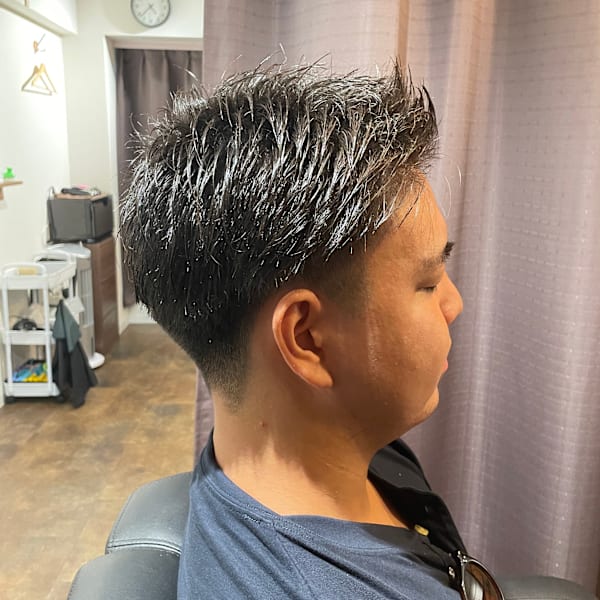 men's barber Amo×スタイル|men's barber Amo