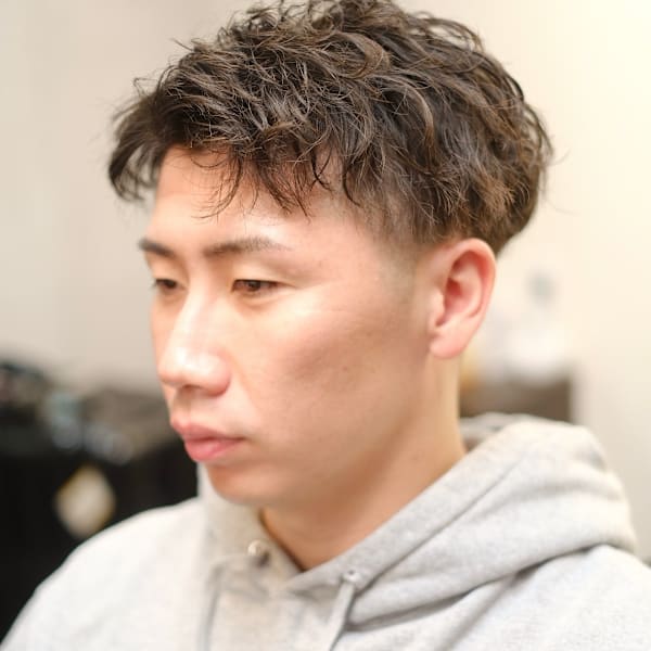 men's barber Amo×スタイル|men's barber Amo