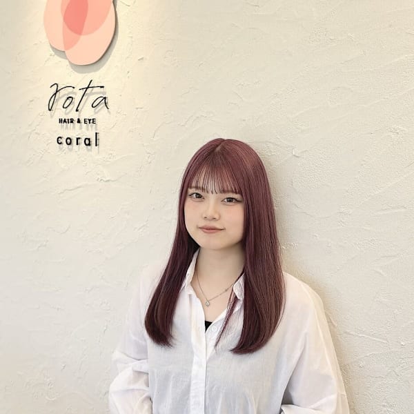 HAIR&EYE rota coral 大野田店【ヘアアンドアイ ロタ コーラル オオノダテン】のスタッフ紹介。菊地　玲名