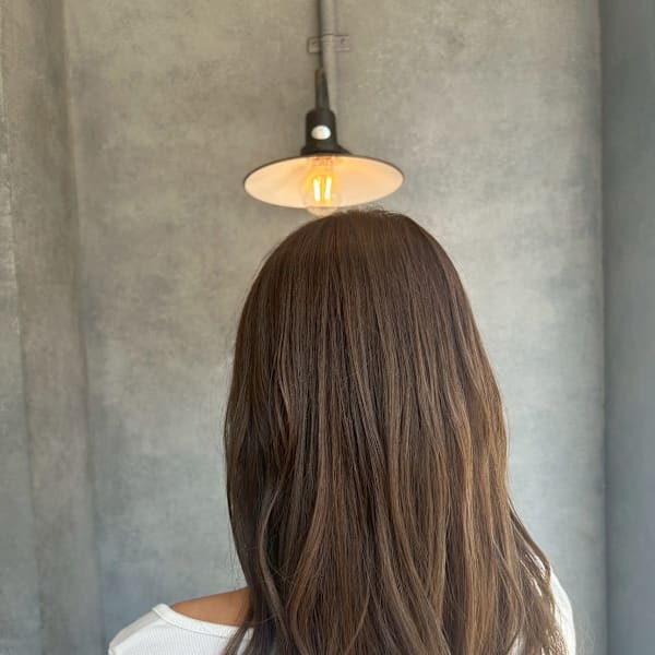 髪質改善/透明感カラー/顔まわりレイヤー/カット/韓国/前髪|N° jillva 立川