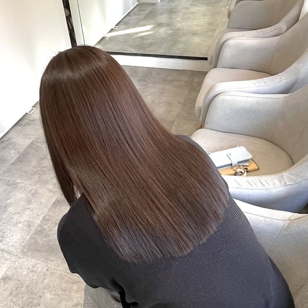 髪質改善/透明感カラー/顔まわりレイヤー/カット/韓国/前髪|N° jillva 立川