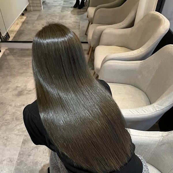 髪質改善/透明感カラー/顔まわりレイヤー/カット/韓国/前髪|N° jillva 立川