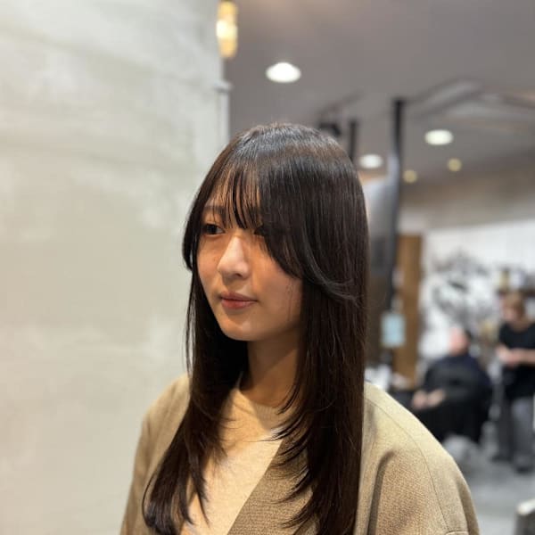 【SHIANすずか】顔周りレイヤーカット 簡単スタイリング|SHIAN 八王子店