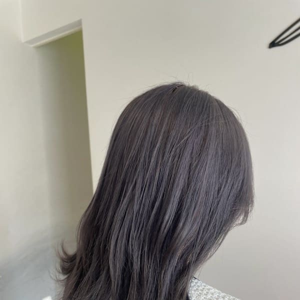 透明感グレージュ