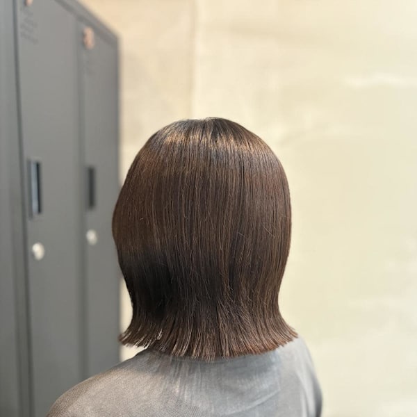 【SHIANすずか】くびれヘア 外はねボブ レイヤーカット|SHIAN 八王子店