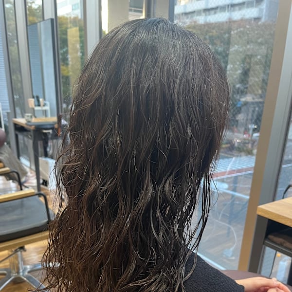 ロング ニュアンスパーマ