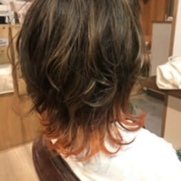 ポップなインナーオレンジ