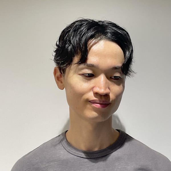 大人のフェザーパーマ