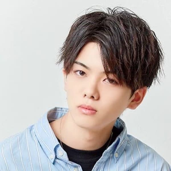 ソフトツイスト×センターパート