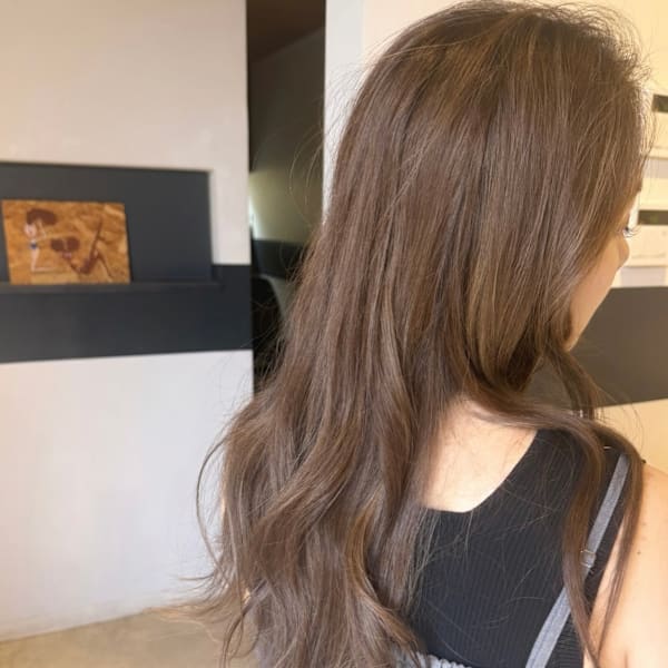 ミルクティーブラウンハイライト