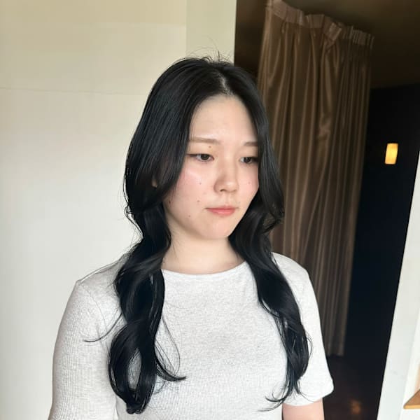 【増田】ブルーブラック×質感再生トリートメント