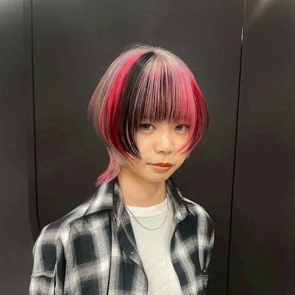 セクションカラー　ケアブリーチ　ブリーチカラー　表参道/原宿