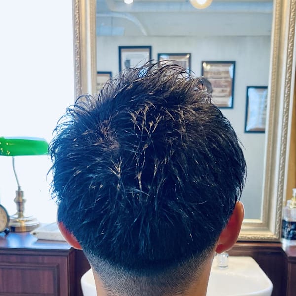 【30代 男性】ロンドン刈上ツーブロック（大宮/バーバー）|Graceful Barber London