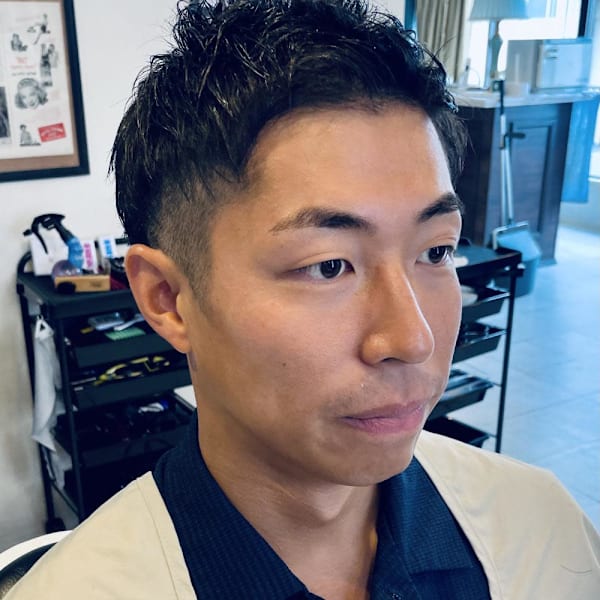 【30代 男性】ロンドン刈上ツーブロック（大宮/バーバー）|Graceful Barber London