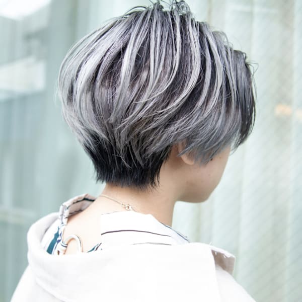 シルバーバレイヤージュ【飯田淳平】Re:ta Hair|Re:ta Hair