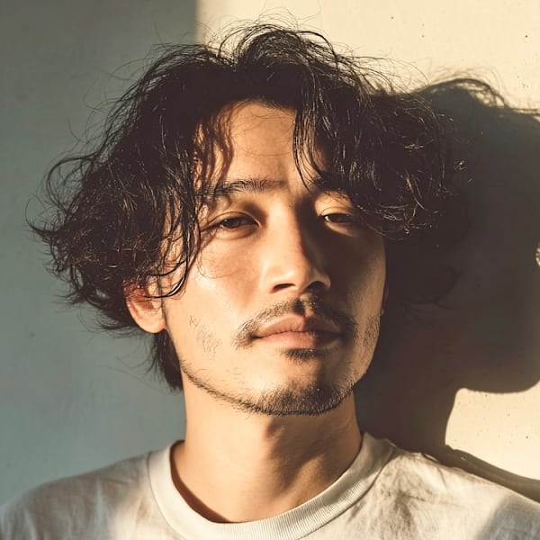 ゆるふわで品のある男性ショート
