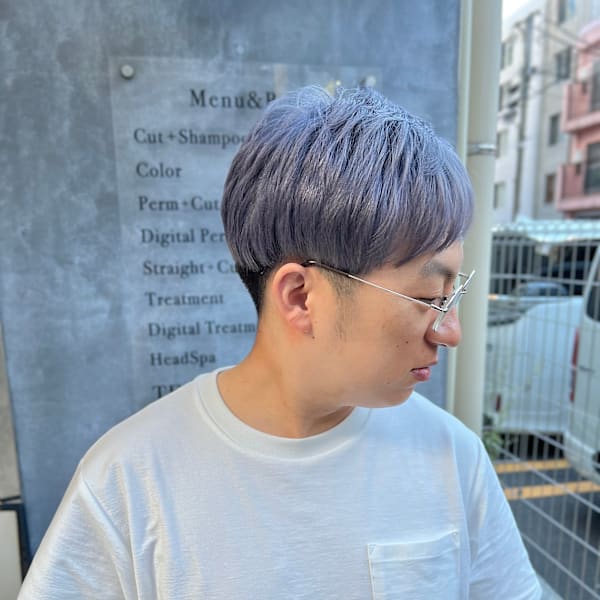 透明感ジェンダーレスなラベンダーアッシュマッシュ|BUZZIot/h