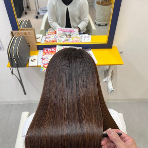 【髪仕度CORE/札幌市東区】艶髪縮毛矯正