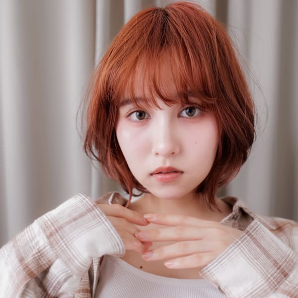 チェリーレッド大人可愛い抜け感ゆるふわミディアム20代30代