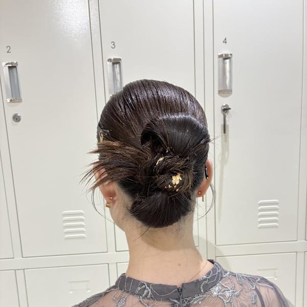 カチモリヘア×お呼ばれヘアアレンジ