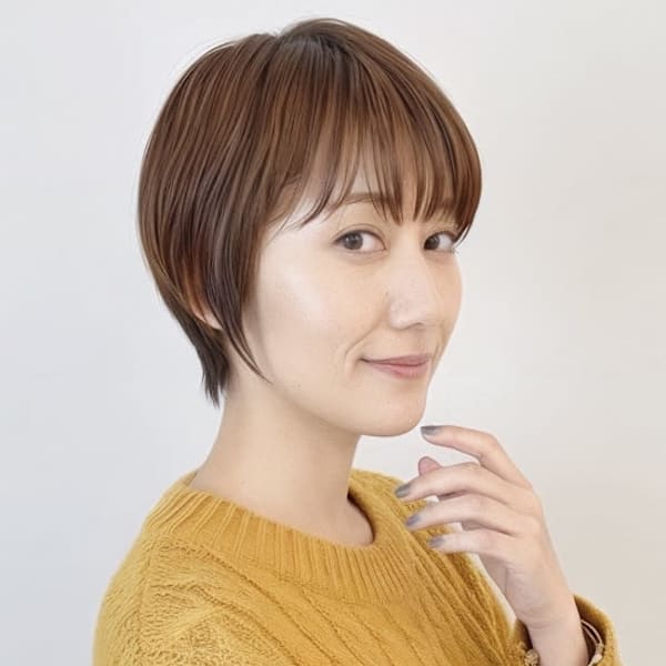 タイトなシルエットがポイントなショート|ameri love hair