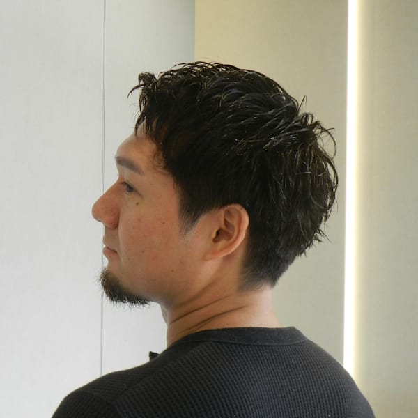 スパイキーショート/メンズショート/多賀城/利府/塩釜|BARBER vivre25【ヴィブル】 | 多賀城市・完全個室のモダン理容室