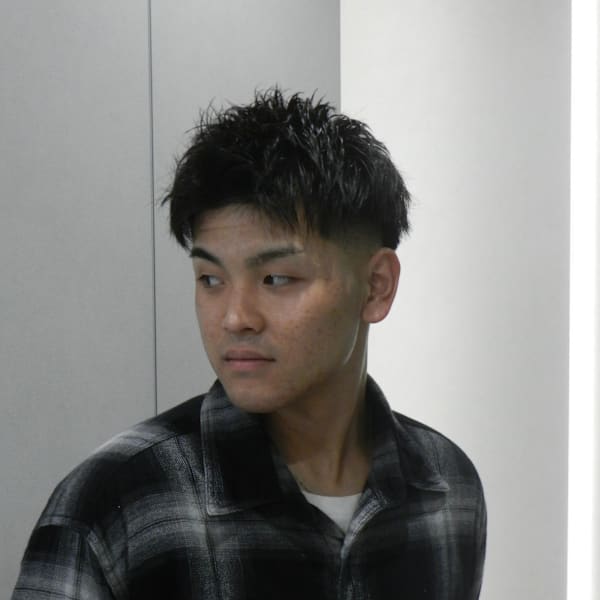 アップバング/短髪フェード/多賀城/利府/塩釜