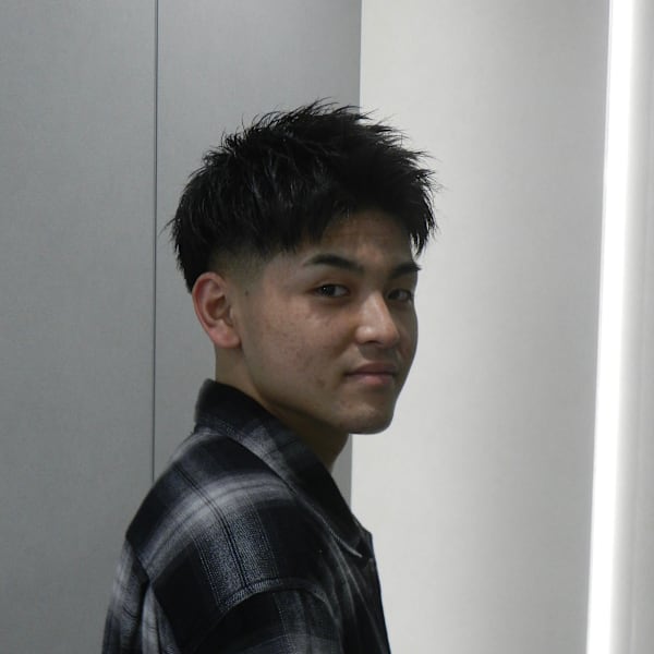 アップバング/短髪フェード/多賀城/利府/塩釜