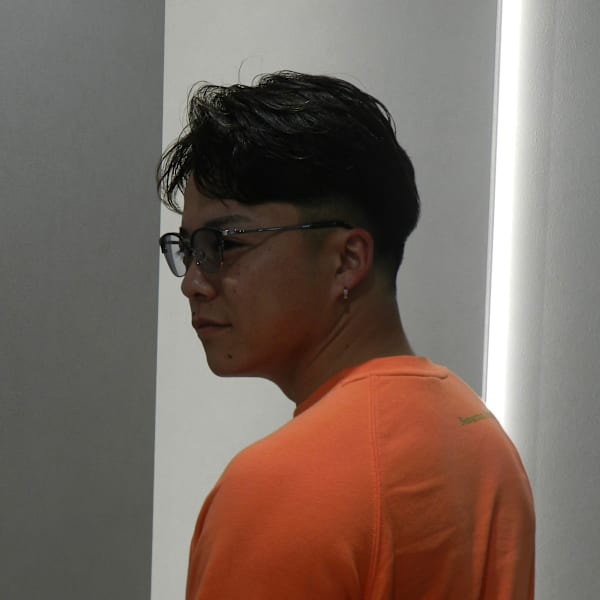 ナチュラルスタイル/センターパート/多賀城/利府/塩釜|BARBER vivre25【ヴィブル】 | 多賀城市・完全個室のモダン理容室