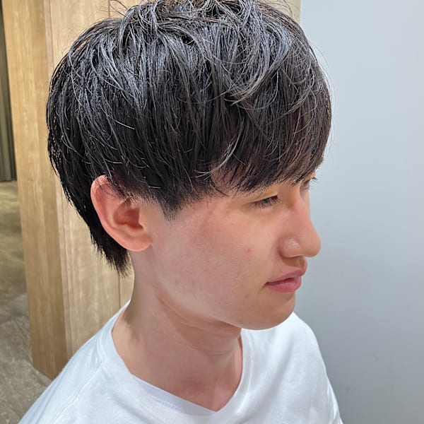 刈り上げないナチュラルマッシュ|Pu-ro Barber